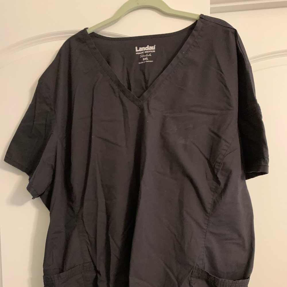 Landau 5X Pink scrub top